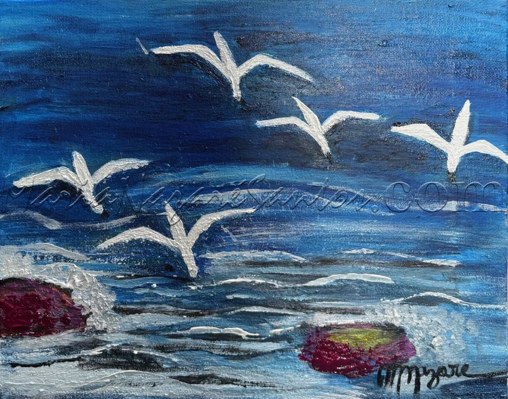 <b>Cod.: </b> 1139, <b>Title:</b> Blue color of the sky, <b>Dimencion:</b> 13 x 10  In, <b>Year:</b> 2024, <b>Technical:</b> Acrilic on Canvas, <b>Status:</b> Unavailable