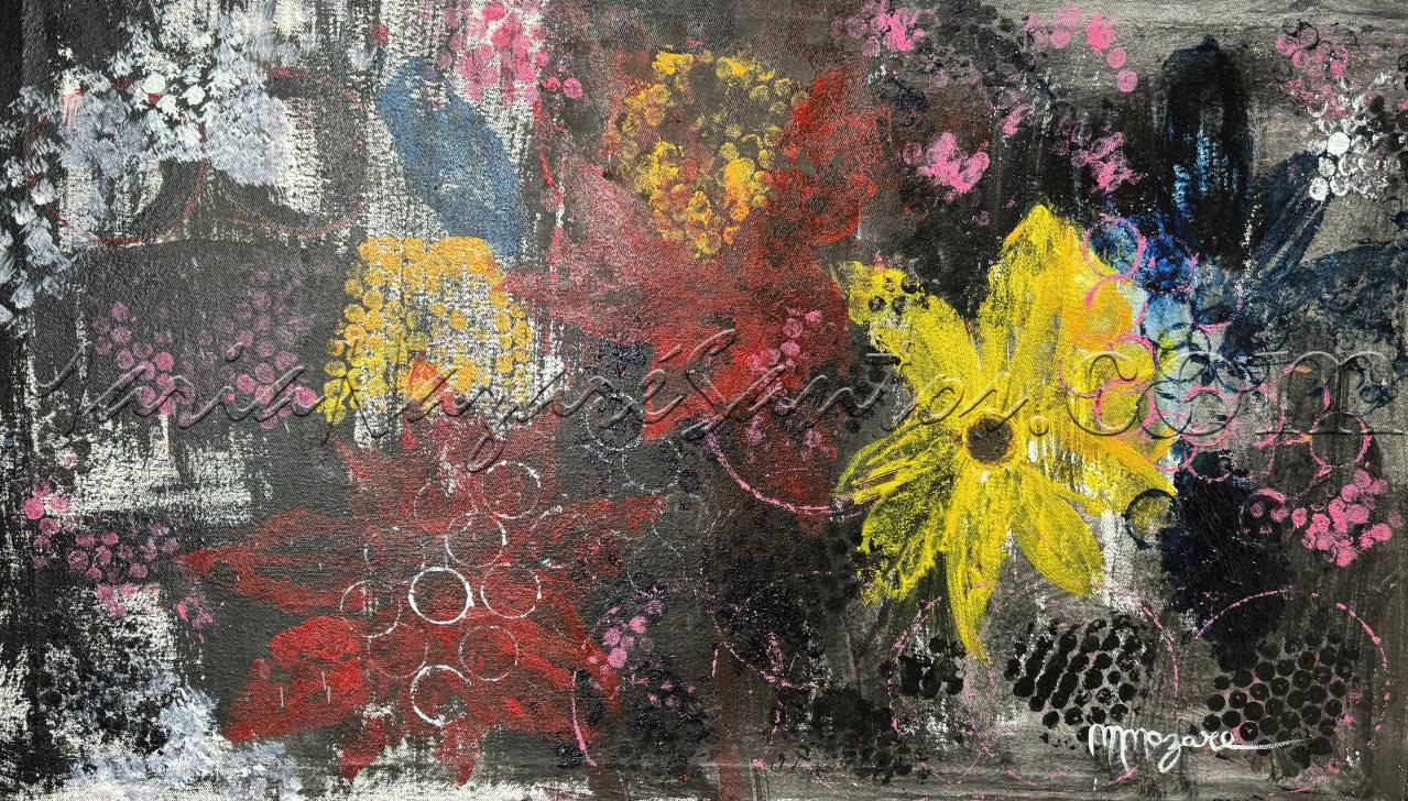 <b>Cod.: </b> 1157, <b>Title:</b> Circles of the night series # 1, <b>Dimencion:</b> 17 x 30, <b>Year:</b> 2024, <b>Technical:</b> Acrilic on Acrlic on canvas, <b>Status:</b> Available