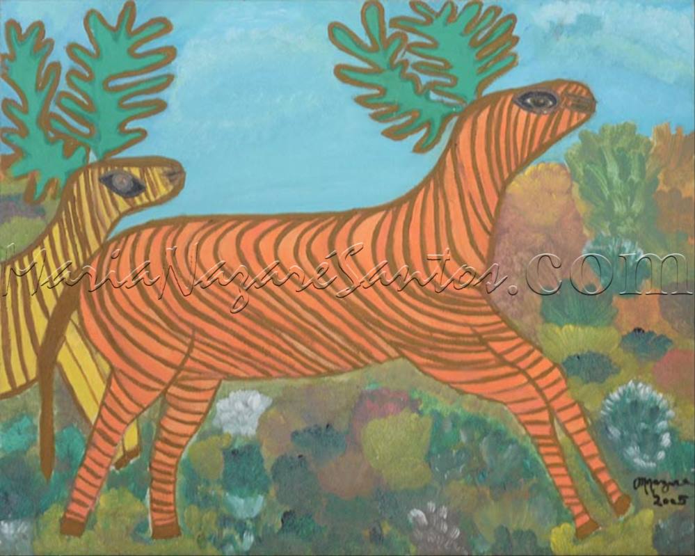 <b>Cod.: </b> 124, <b>Title:</b> Little Zebra, <b>Dimension:</b> 16 x 20 in, <b>Year:</b> 2005, <b>Technical:</b> oil on canvas, <b>Status:</b> Available