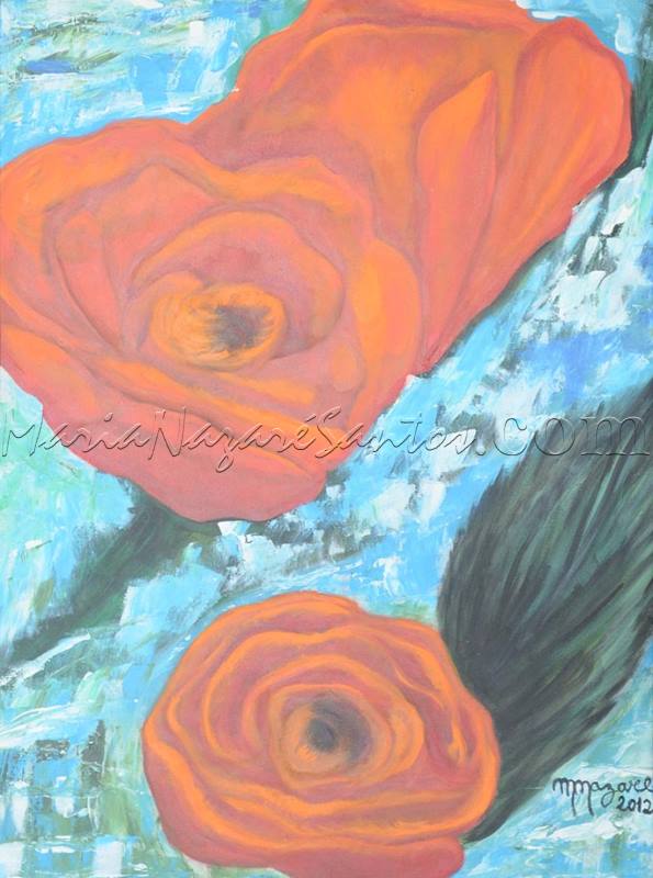 <b>Cod.: </b> 188, <b>Title:</b> My flower lake, <b>Dimencion:</b> 40 x 31 in, <b>Year:</b> 2012, <b>Technical:</b> acrylic on canvas, <b>Status:</b> Available