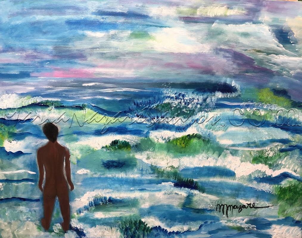 <b>Cod.: </b> 544, <b>Title:</b> Stronllin Lake, <b>Dimension:</b> 22 x 28 in, <b>Year:</b> 2019, <b>Technical:</b> acrylic on screen, <b>Status:</b> Available