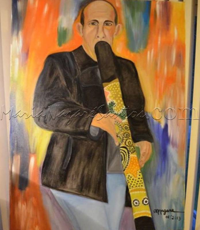 <b>Cod.: </b> 718, <b>Title:</b> Friend Musician, <b>Year:</b> 2013, <b>Technical:</b> Giclee on canvas, <b>Status:</b> Available